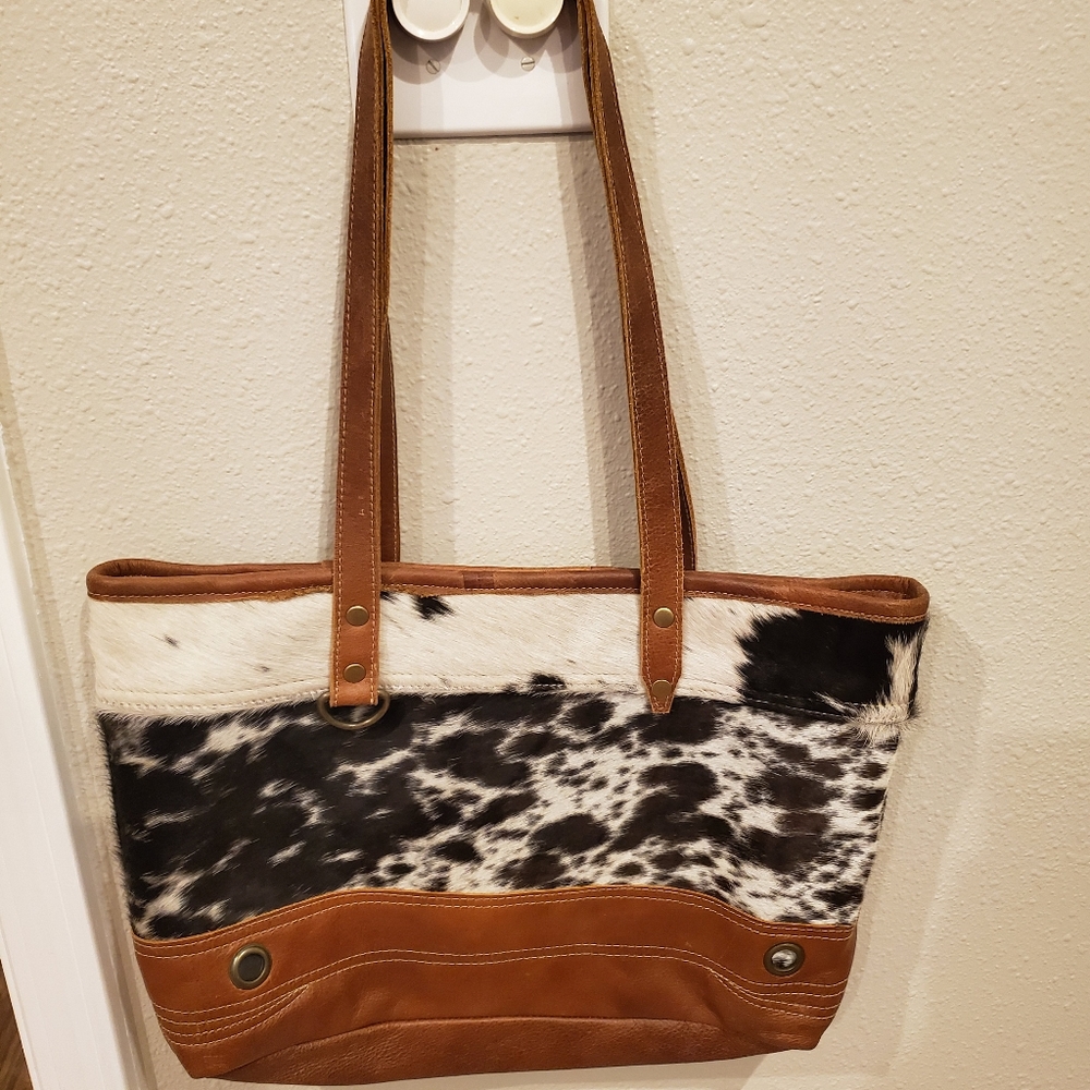 Cow hide bag!